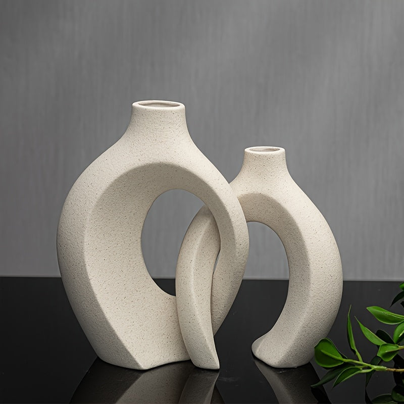 Ensemble de 2 vases en céramique