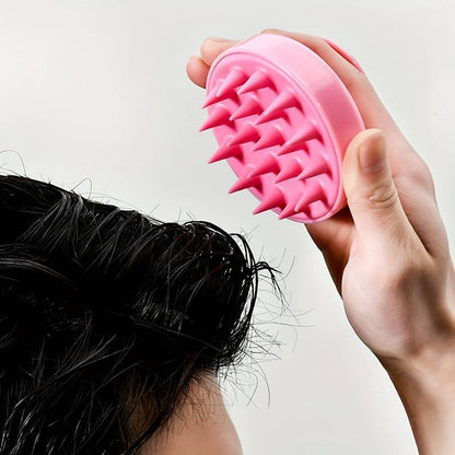 Brosse de massage du cuir chevelu en silicone